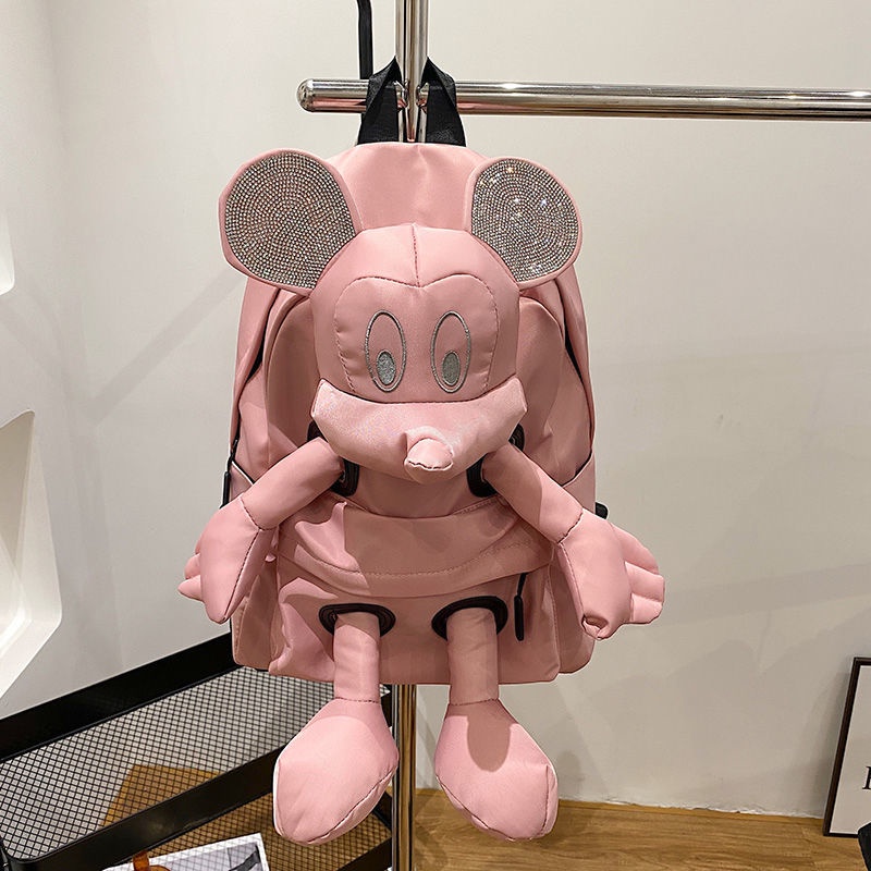 Ba Lô Đi Học Hình Chuột Mickey Dễ Thương Cho Nữ