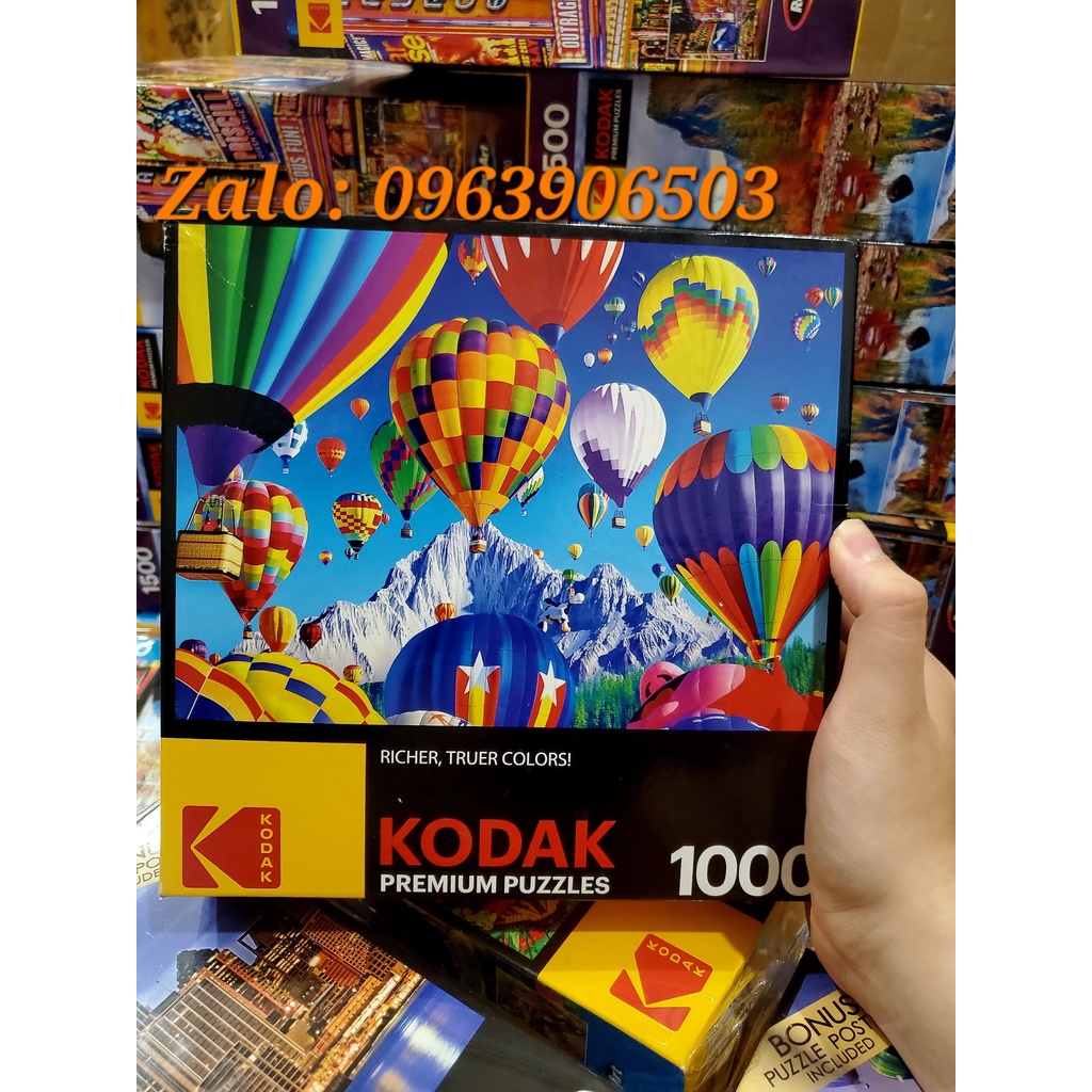 [CAO CẤP] Đồ chơi giáo dục Bộ Tranh Ghép Hình KODAK 1000 mảnh phong cảnh Landscape 50x70cm Tranh Xếp Hình 1000 miếng