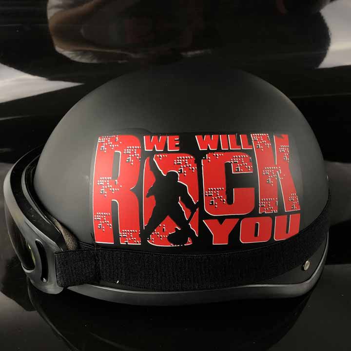 Mũ Nửa Đầu We Will Rock You