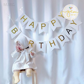 Dây cờ happy birthday trang trí sinh nhật