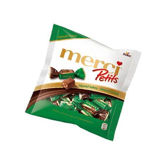 Kẹo sôcôla Merci nhân kem hạnh nhân – gói 125g