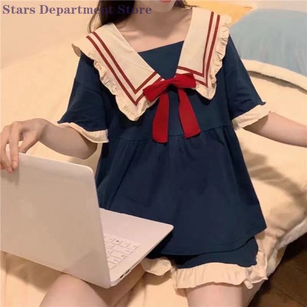 Bộ Đồ Ngủ Ngắn Tay Form Rộng Cho Nữ 2021 | BigBuy360 - bigbuy360.vn