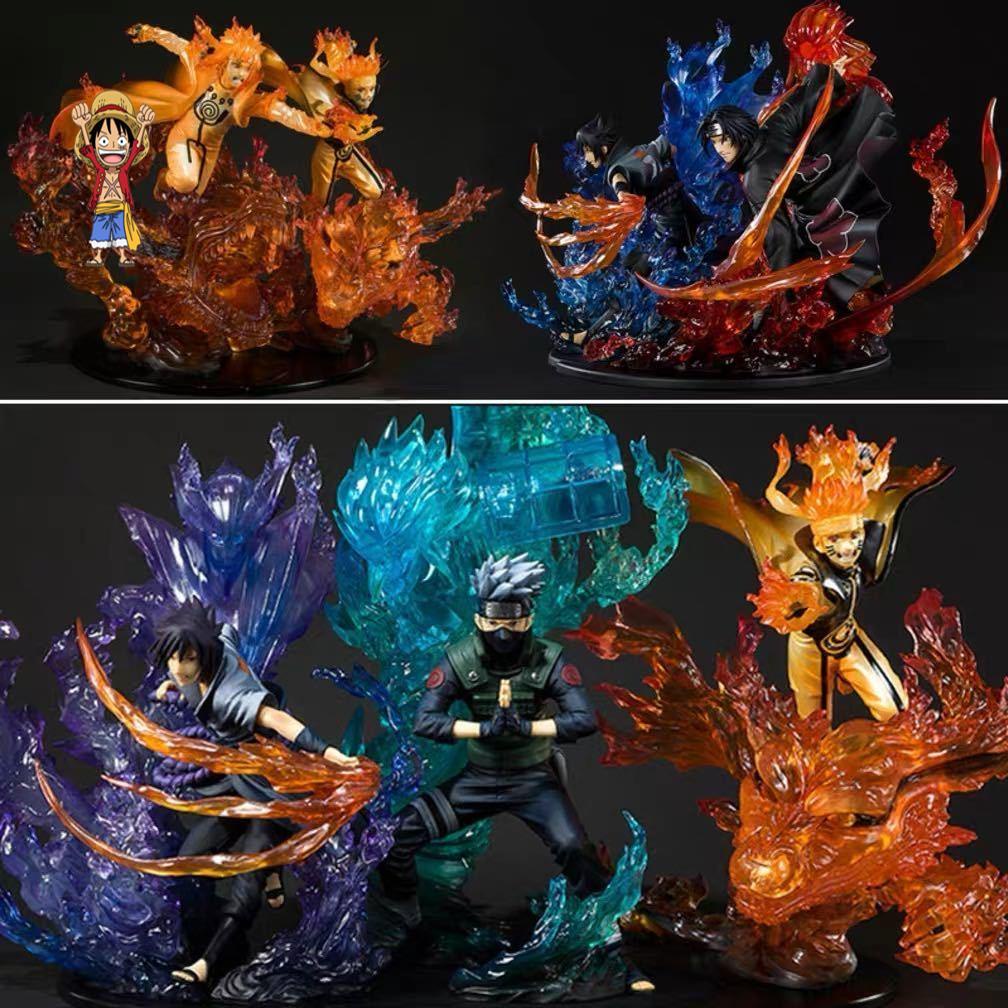 Naruto Susanohashi Uchiha Sasuke Chồn bù nhìn Feng Shuimen Chassis Trang trí máy tính để bàn