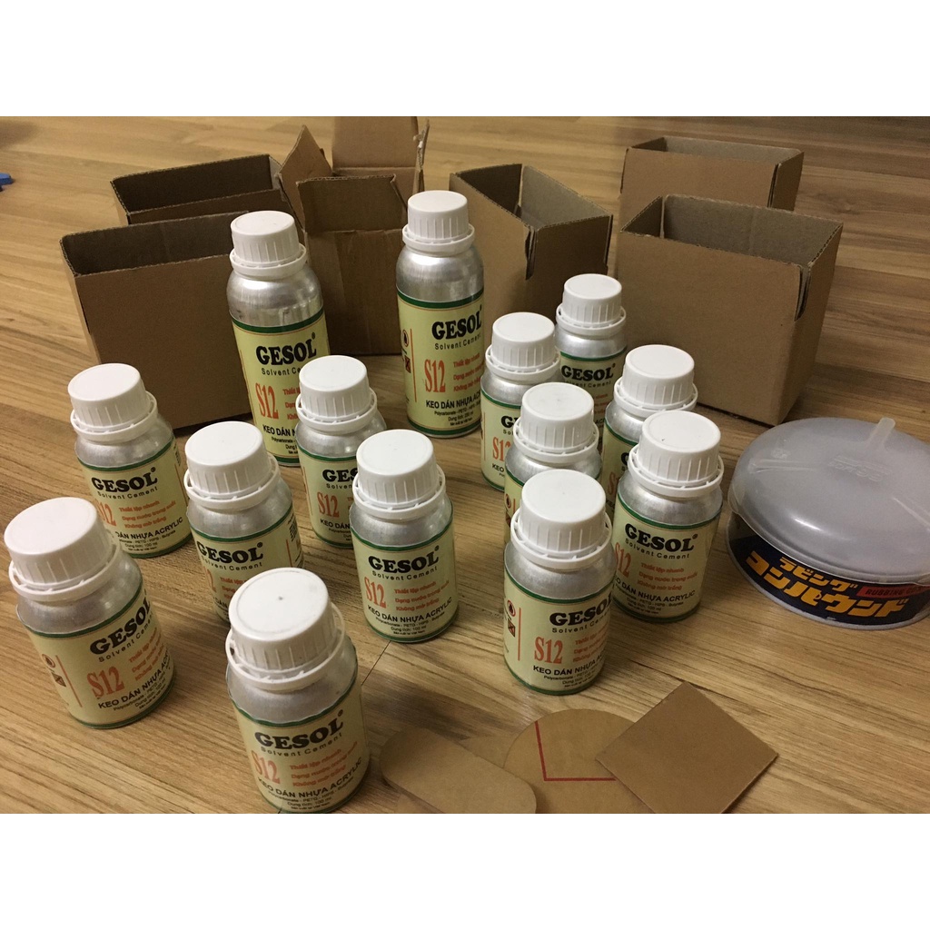 Keo dán mica trung quốc, không khói, 250ml