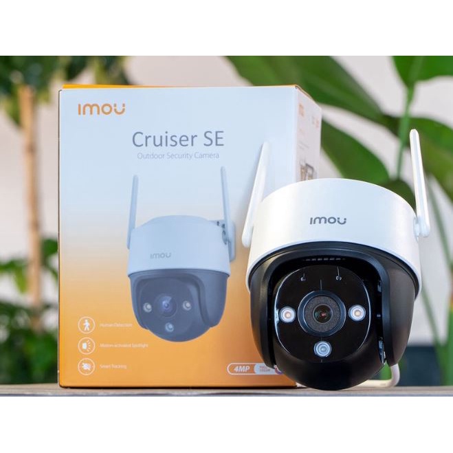Camera wifi ngoài trời IMOU S41FP 4MP xoay 360 độ, Phát hiện chuyển động, Tầm nhìn ban đêm 30m