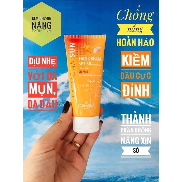 Kem chống nắng FARMONA da dầu mụn 50ml