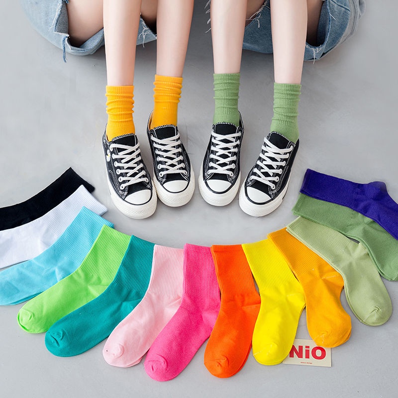 Vớ ống vừa màu sắc kẹo ngọt xinh xắn