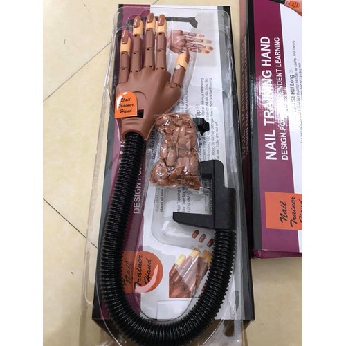 Bàn tay  có khớp tập làm móng nail (freeship)