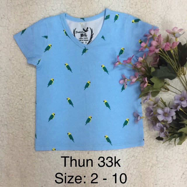 Áo thun 8 - 34kg