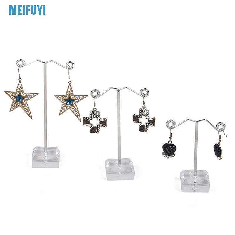 Set 3 Giá Đỡ Trưng Bày Khuyên Tai Bằng Acrylic Tiện Dụng