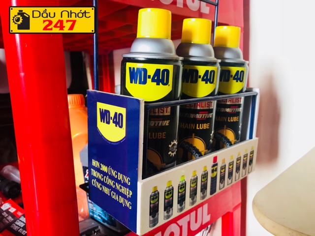 Chai xịt dưỡng sên/xích WD40 Chain Lube 360ml