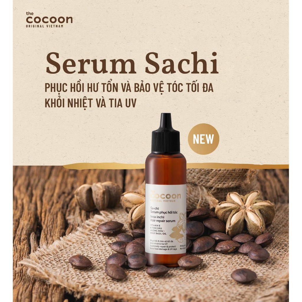 Serum Sa-chi phục hồi tóc Cocoon tinh chất Sachi 70ml - Từ Hảo