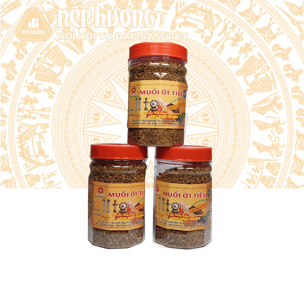 Muối ớt tiêu Biên Hải - lọ 120g - Đặc sản Phú Quốc