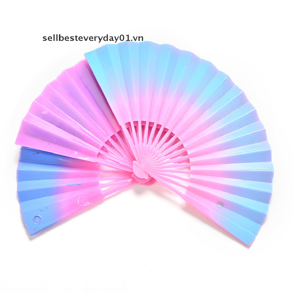 Set 3 Quạt Mini Nhiều Màu Sắc Cho Búp Bê Barbie