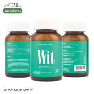WIT - THỰC PHẨM BẢO VỆ MẮT, TĂNG CƯỜNG THỊ LỰC