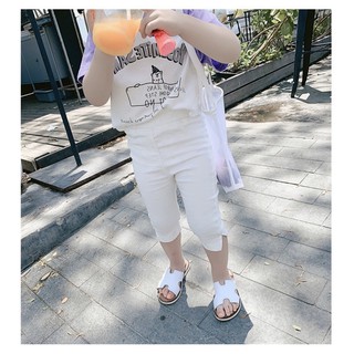 Quần legging denim co giãn bé gái