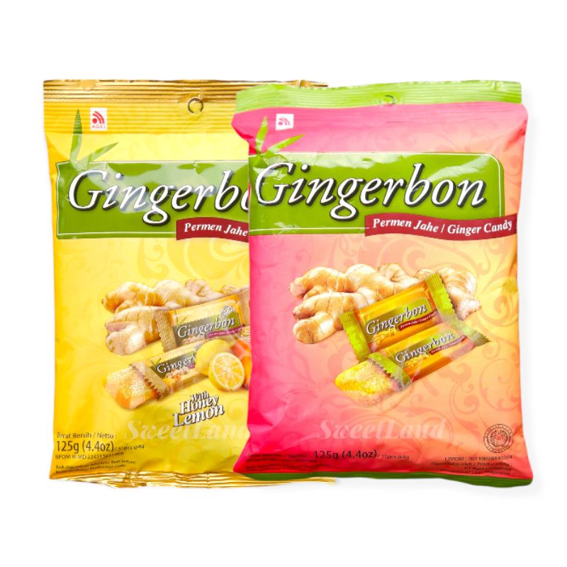 Kẹo gừng Gingerbon gói 125g nhập khẩu Indo 🇮🇩
