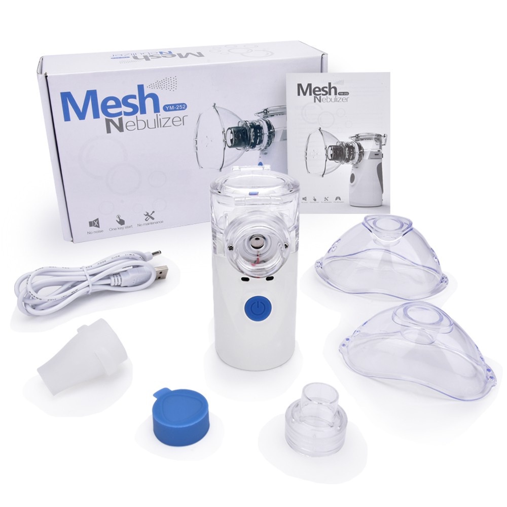 Máy Xông Khí Hen Suyễn Mini Cầm Tay Có Thể Sạc Lại Tiện Dụng Cho Gia Đình