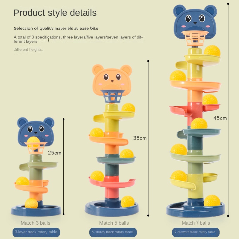 Đồ Chơi Tháp Bóng Rổ Vui Nhộn Giáo Dục Sớm Cho Bé GYLMY379