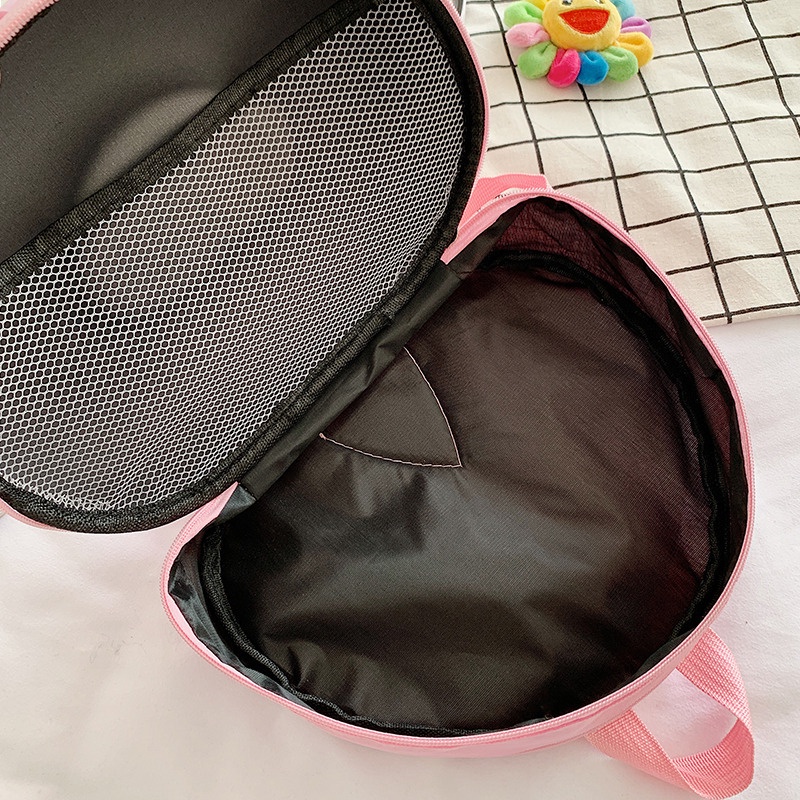 Balo trứng bán nguyệt hoạt hình cho bé đi mầm non du lịch chống thấm