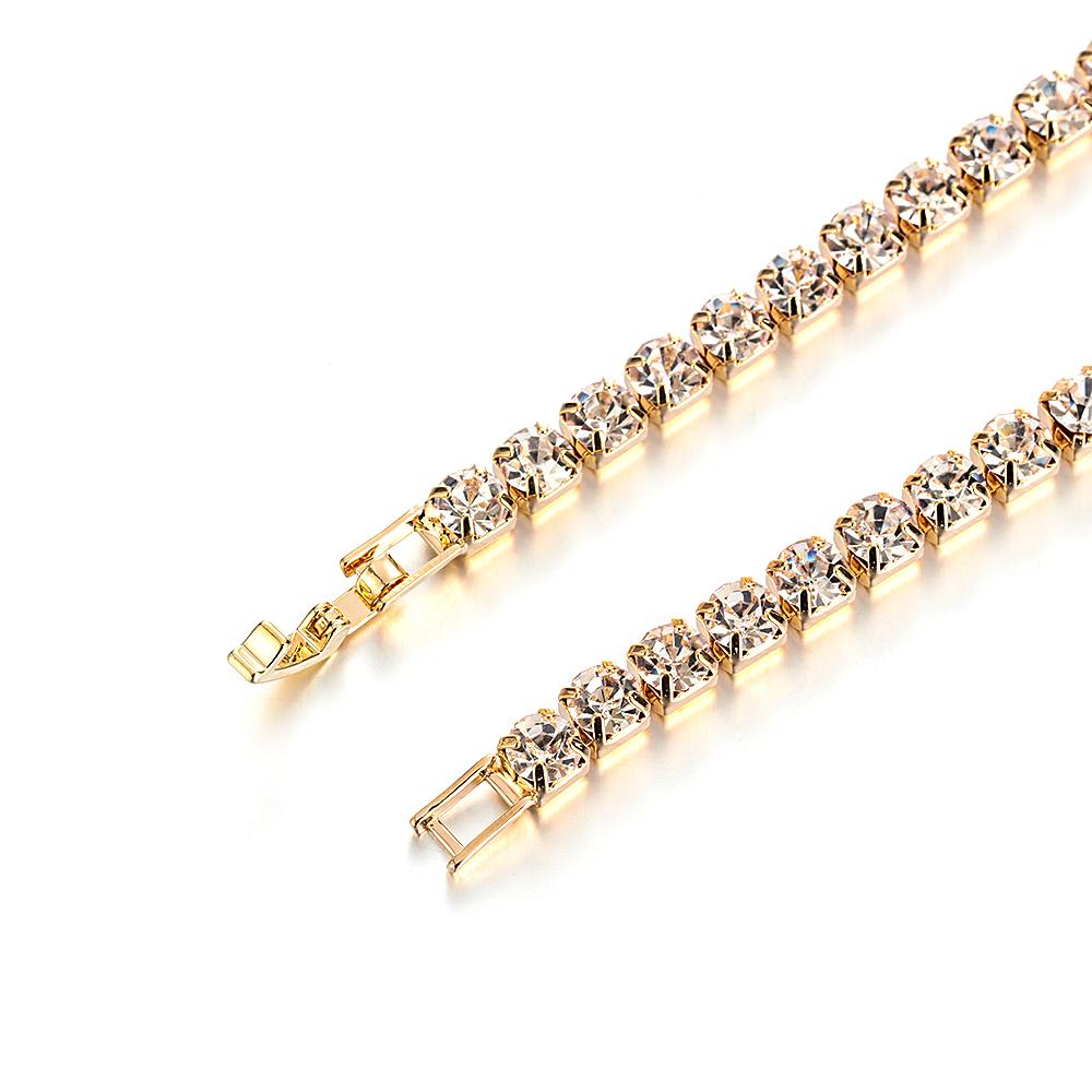 LUOL Vòng cổ Thời Trang Đính Đá Zircon Lấp Lánh