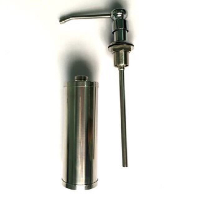 Bình đựng nước rửa chén Inox - Bình xà bông gắn chậu rửa chén - Bình xà phòng inox