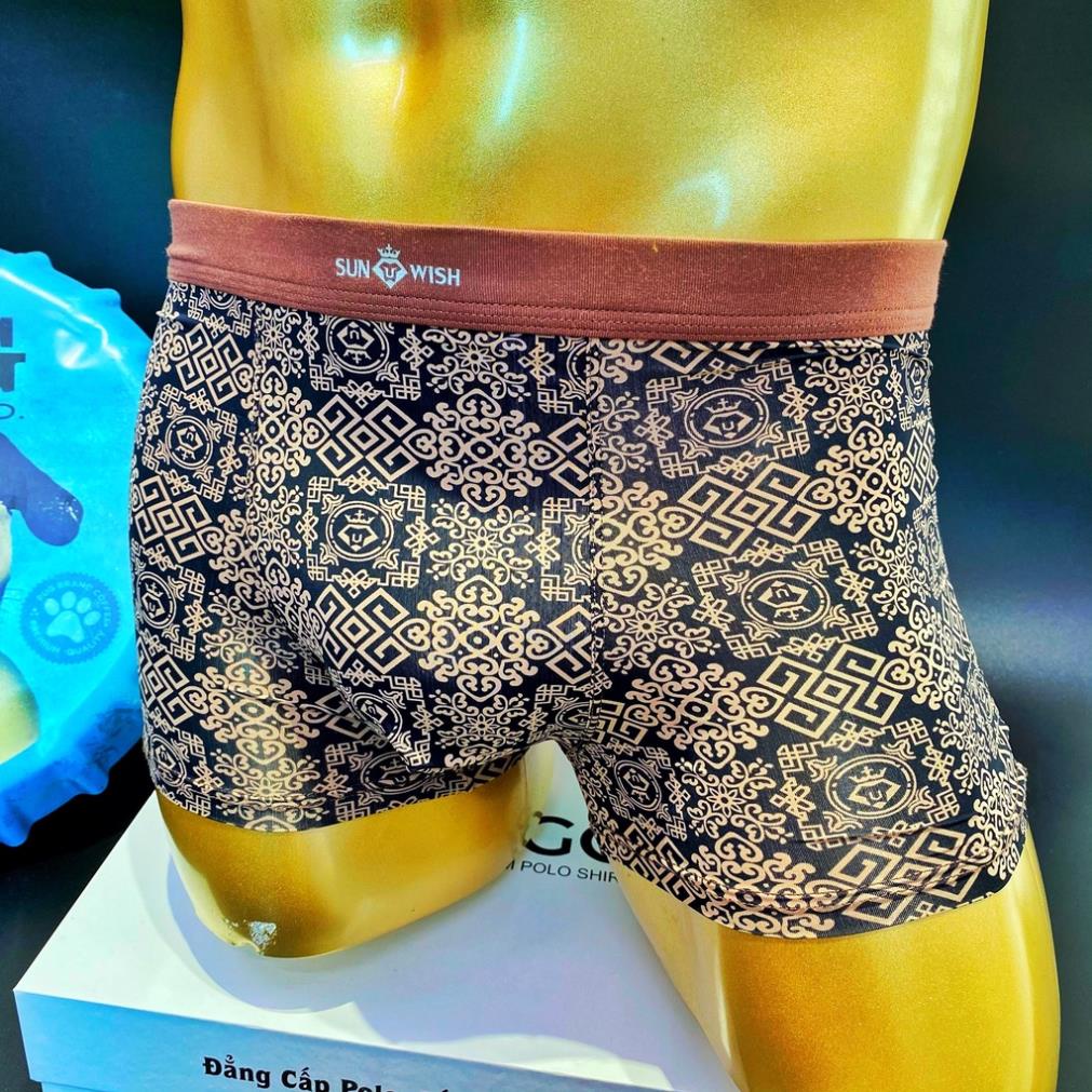 Quần Lót Nam Boxer SUNWITH Quần Sịp Nam Thun Lạnh Kháng Khuẩn Nhanh Khô Siêu Co Dãn Độ Bền Cao SW-TL01