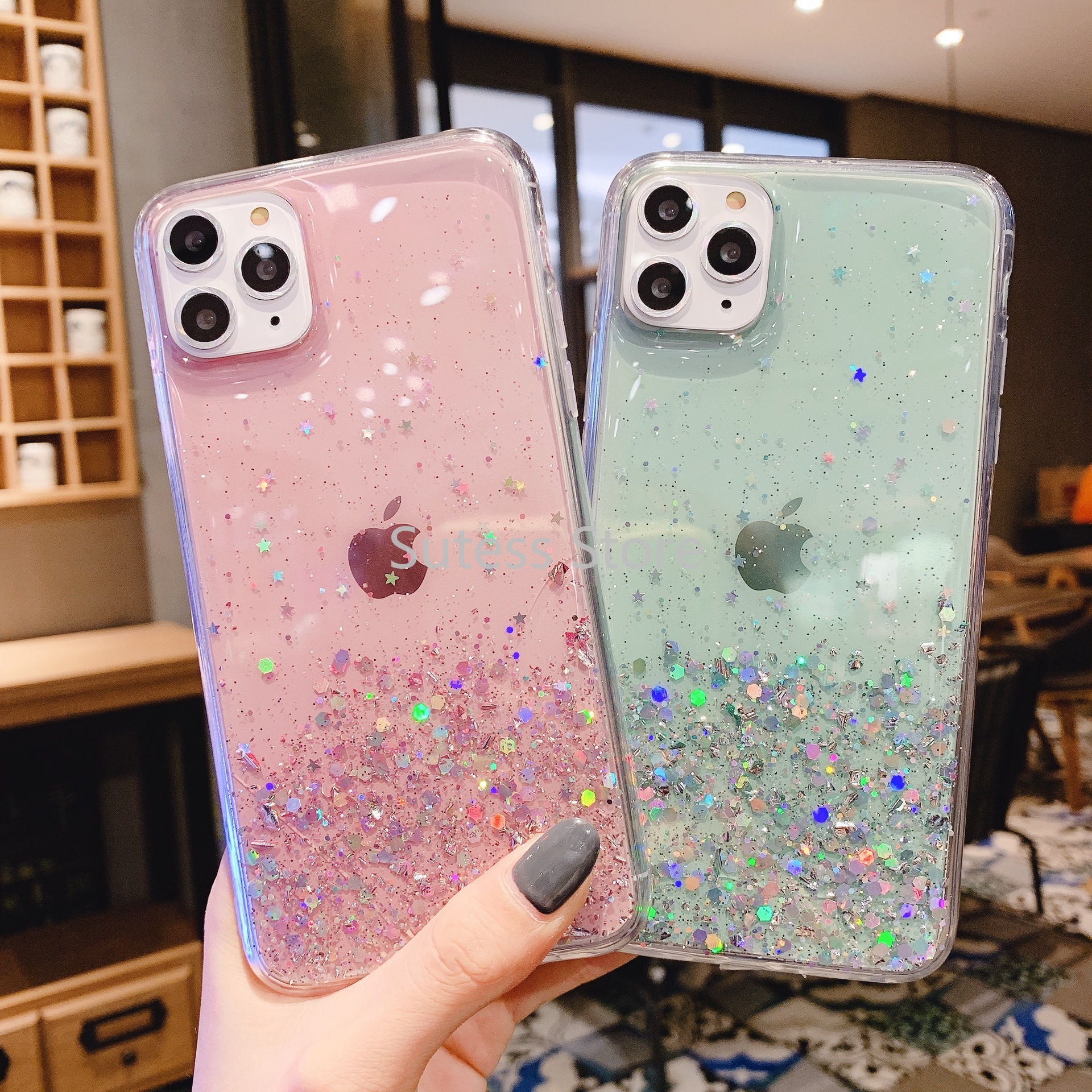 Ốp điện thoại tpu ánh kim cho Samsung A02 A02S A12 S21 Plus S21 Ultra A32 4G 6.4 inch A52 A72 | BigBuy360 - bigbuy360.vn