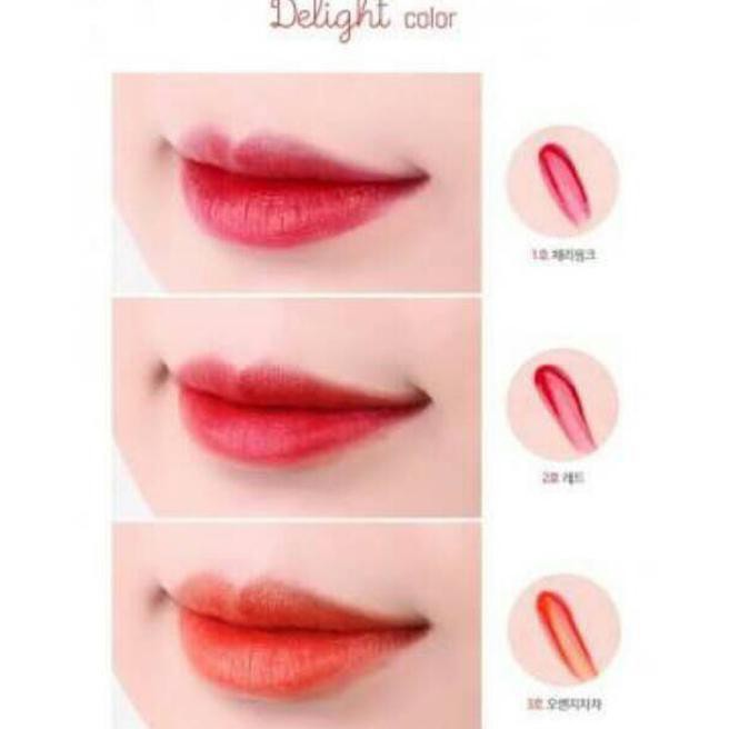 (Hàng Mới Về) Son Tint 5y68 Tony Moly Delight Phong Cách Hàn Quốc 8qu3