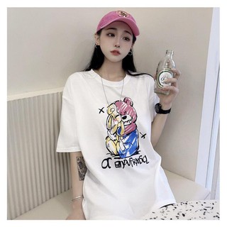 áo Thun Nữ Form Rộng, Kiểu Dáng Trẻ Trung, Cá Tính