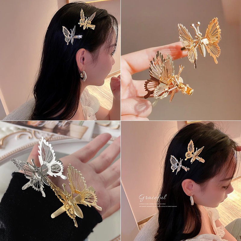 Kẹp Tóc Bướm Tinh Tế Cao Cấp Mới Cho Nữ