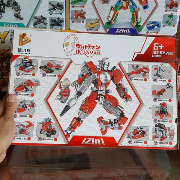 Bộ đồ chơi xếp hình LEGO robot  12 trong 1 có 570 mảnh ghép kích thích trí thông minh và sáng tạo của trẻ