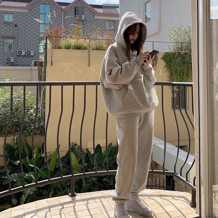 (Kèm ảnh thật) Áo Hoodie thể thao thời trang dành cho nữ 2021