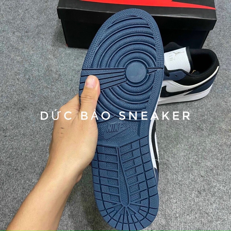 Giày jordan 1 xanh than cổ thấp ❤️FREE ship❤️ giày thể thao nam nữ sneaker jd1 cổ thấp