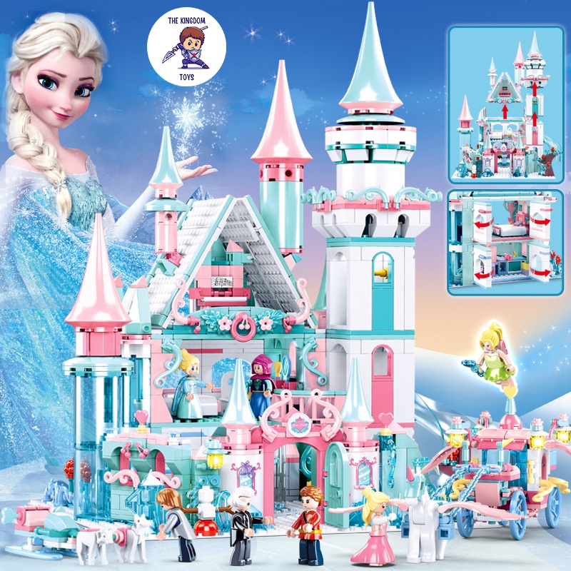 Đồ Chơi Lắp Ráp Friends Mô Hình Lâu Đài Công Chúa Tuyết Công Chúa Băng Giá Đồ Chơi Bé Gái B0789