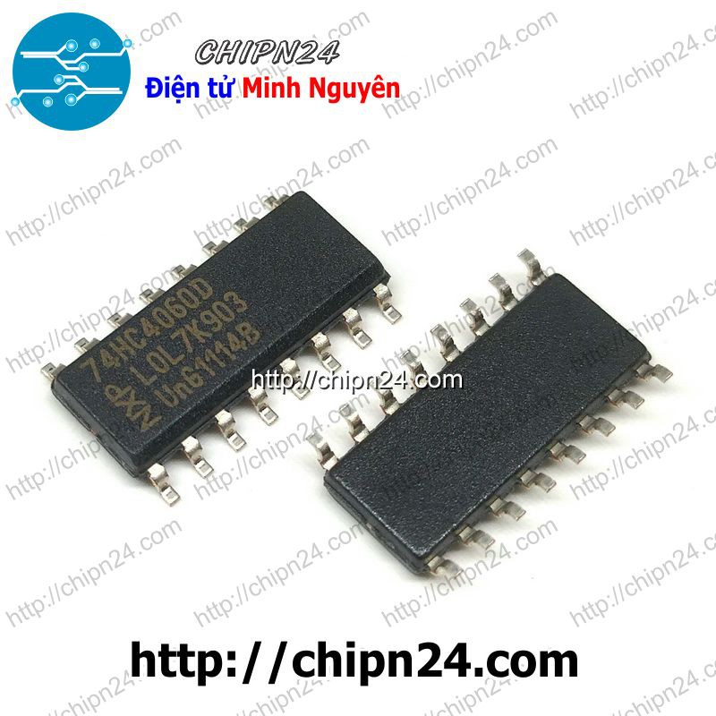 [1 CON] IC 744060 74HC4060 SOP-16 (SMD Dán) (74HC4060D 74HC 4060)