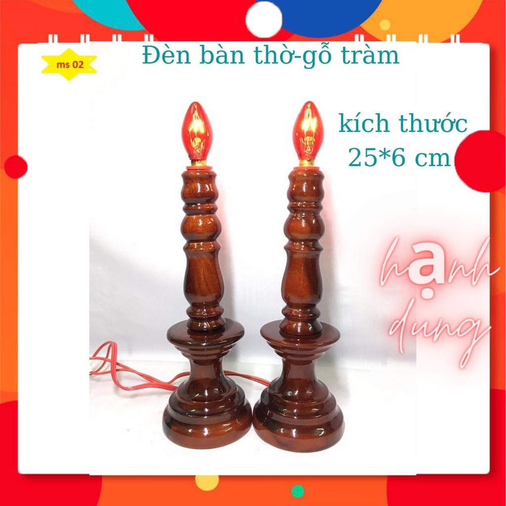 đèn điện để bàn thờ-đèn thờ ms01