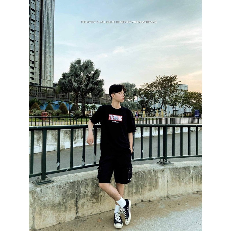 TEEHOLIC Áo Thun Unisex In Hình Tượng La Mã THS Màu Đen
