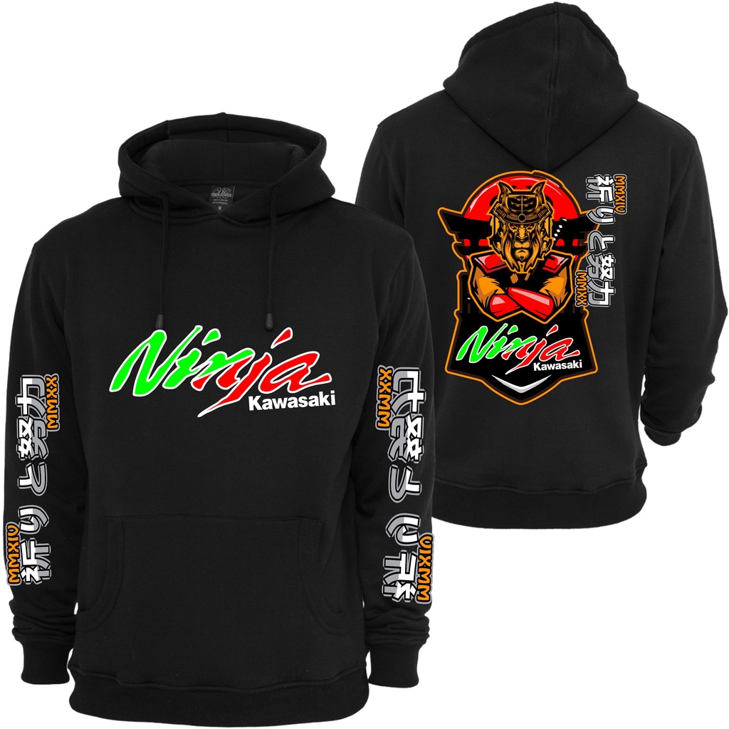 Áo Khoác Sweater Kawasaki Ninja Hodie Ronin 1 In Grapis Cá Tính Cho Nam Và Nữ