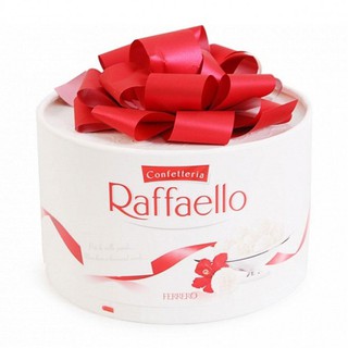 KẸO DỪA RAFFAELLO HỘP NƠ TRÒN 100G/ RAFFAELLO NƠ/ KẸO DỪA NƠ/ RAFAELLO NƠ