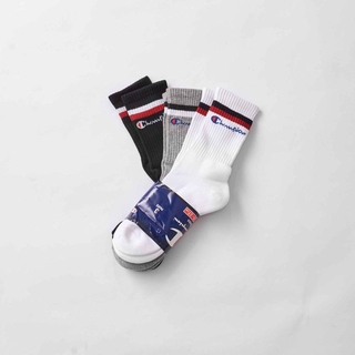 Bộ 3 Đôi Tất Cao Cổ Champion Phong Cách Hàn Quốc