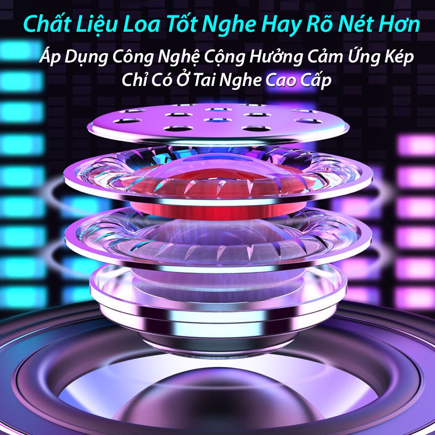 Tai nghe HiFi Bass Khủng có dây nhét tai chơi game nghe nhạc siêu chất lượng PhụKiệnZin360