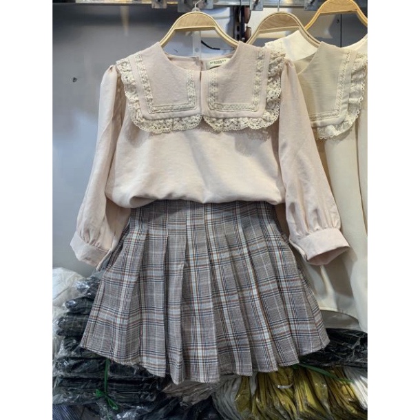 [xuu_design] áo babydoll hàng QCCC , áo sơ mi kiểu vạt vuông tay lỡ freeship 50K video+ ảnh thật loại 1 giá tốt | BigBuy360 - bigbuy360.vn