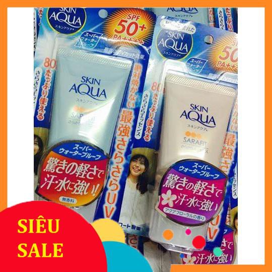 Kem Chống Nắng Skin Aqua Sarafit UV Essence SPF 50+/PA++++ 80g