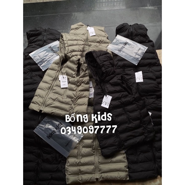 Áo Gile Hoodie Bé Gái Basic Siêu Nhẹ ZR