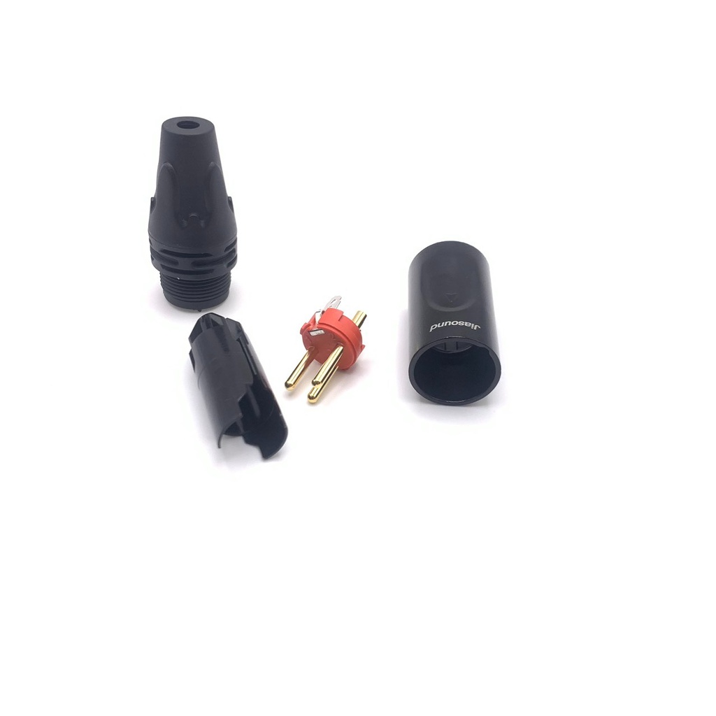 Jack Canon Jiasound 3 Pin YM-09BG Chân Đồng, Mạ Vàng 24k, Chính Hãng - Cặp Jack Canon Đực Cái, Lỗi 1 Đổi 1 Trong 7 Ngày
