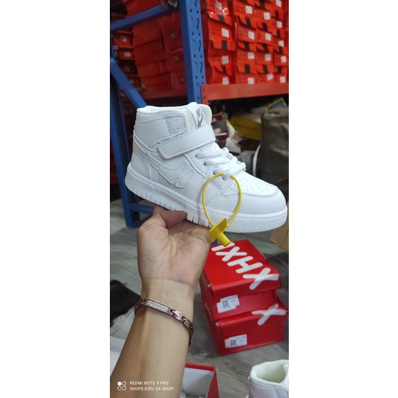 Giày Jordan Trẻ Em,Giày Sneaker Cho Bé,Giày Thể Thao Cổ Cao Ôm Chân Phong Cách Sành Điệu Cho Bé Gái Từ 2-12 Tuổi
