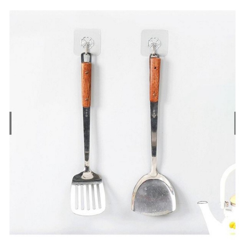 combo 10 móc dán tường trong suốt, móc dính tường siêu chắc chắn