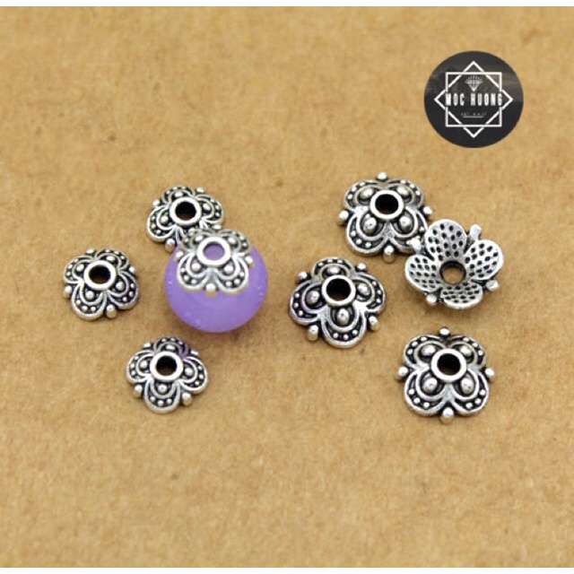🌹🌹 2 chiếc Charm ốp hoa, bọc đá - Hàng loại 1 siêu đẹp PL831