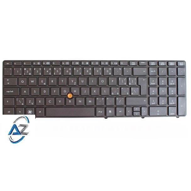 BÀN PHÍM LAPTOP HP EliteBook 8760W 8760P 8770W 8770P 701454-001 701977-00 CÓ CHUỘT - BẢO HÀNH ĐỔI MỚI 6 THÁNG